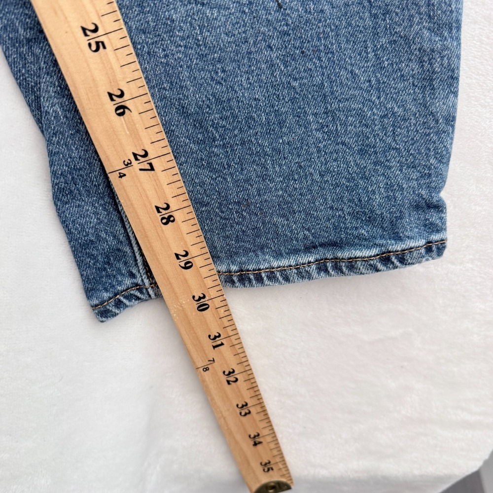 Levis 513 Jeans Mens 34x30 Blue Slim Straight Stretch Whisker - Picture 7 of 13